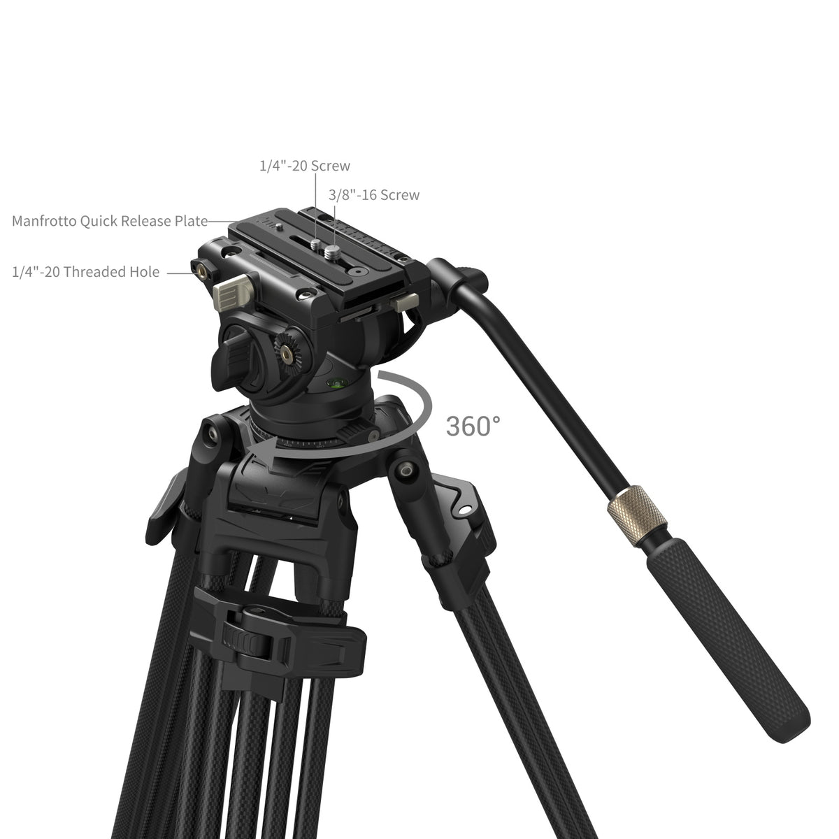 SmallRig Heavy-Duty Tripod Kit AD-80S