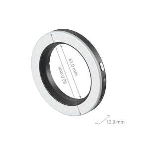 SmallRig Vibe P30 67mm Ring LED Video Light (Universal Threaded Filter Adapter Kit) 5203