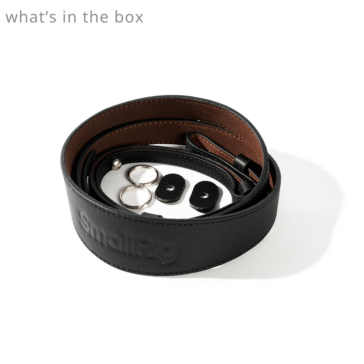 SmallRig Universal Leather Camera Shoulder Strap (Black)