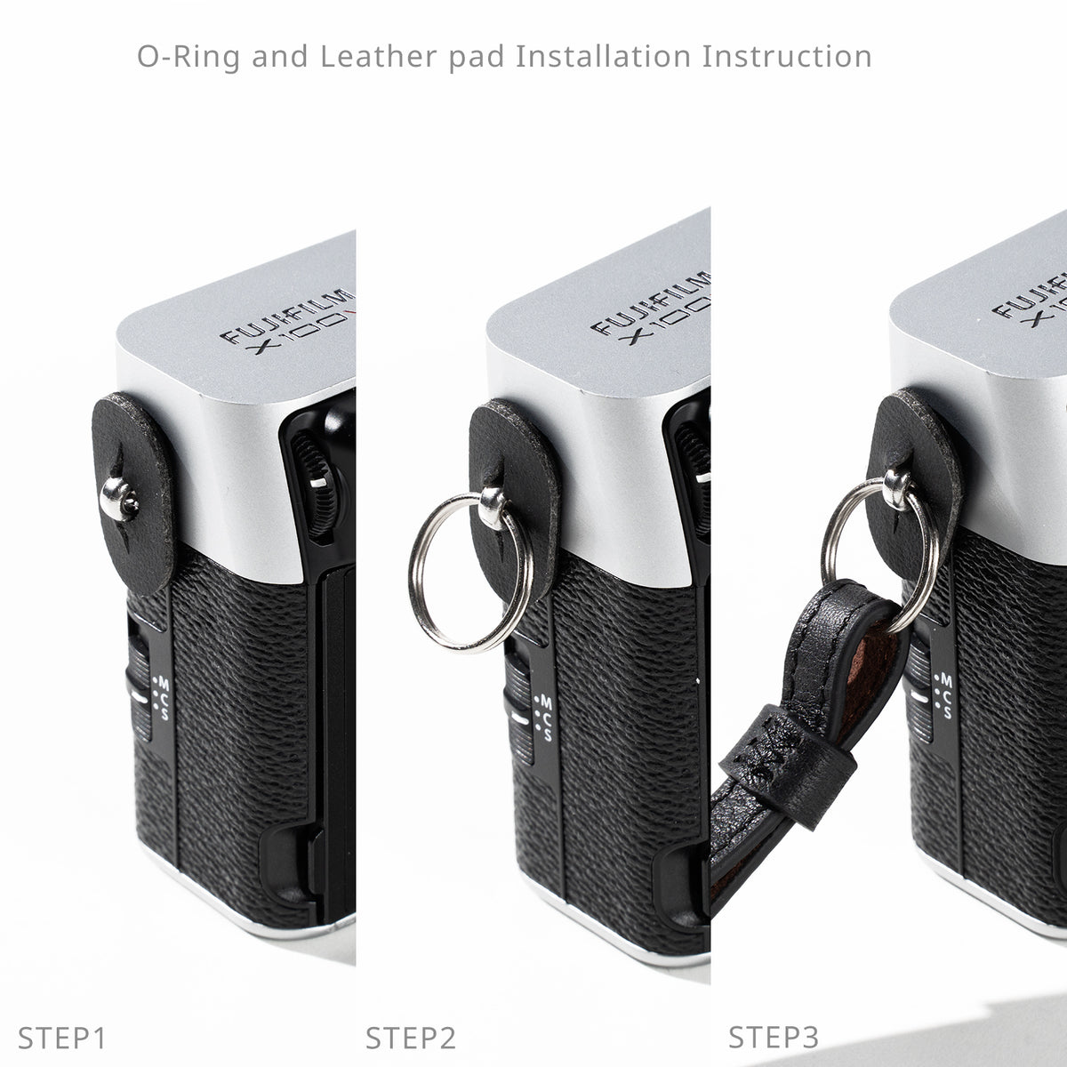 SmallRig Universal Leather Camera Shoulder Strap (Black)