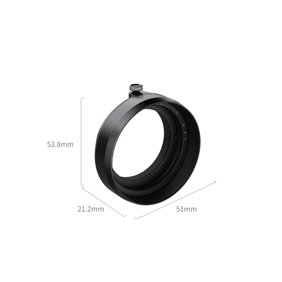 SmallRig Lens Hood for FUJIFILM X half (Black)