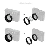 SmallRig Lens Hood for FUJIFILM X half (Black)