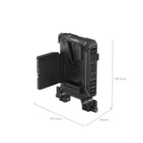 SmallRig V-Mount Battery Mount Plate Kit for 15mm LWS Rods 5226