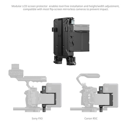 SmallRig V-Mount Battery Mount Plate Kit for 15mm LWS Rods 5226