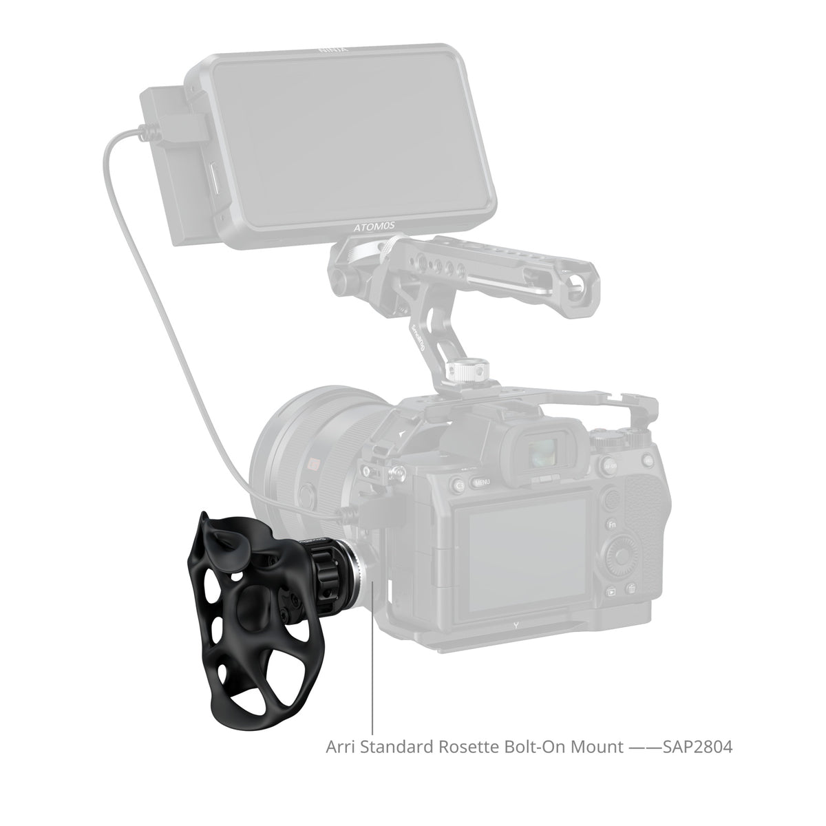 SmallRig "ImageGrip" Series Liquid Handle with ARRI Rosette (Left Side)