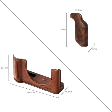 SmallRig Leather Case Kit for FUJIFILM GFX100RF (Brown)