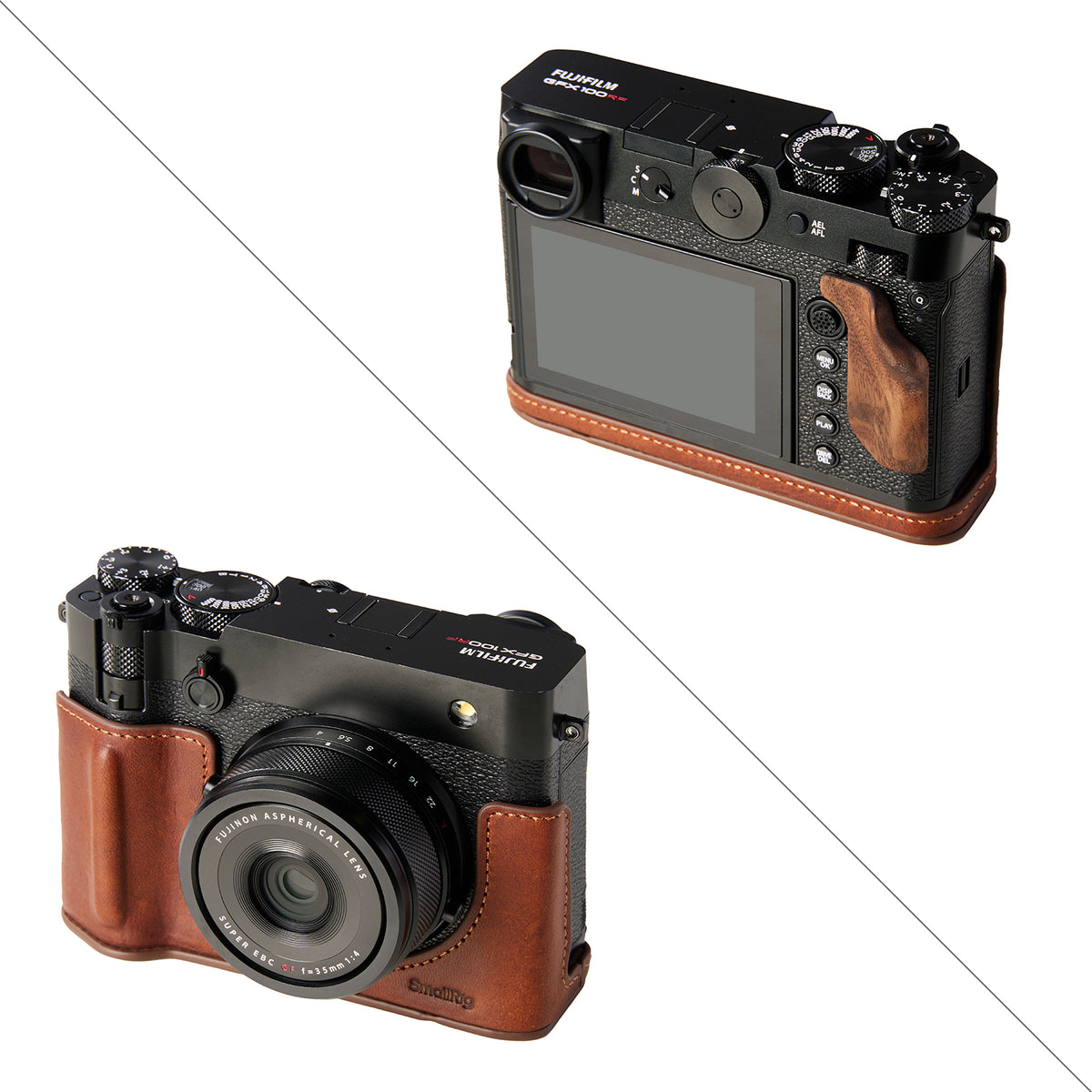 SmallRig Leather Case Kit for FUJIFILM GFX100RF (Brown)