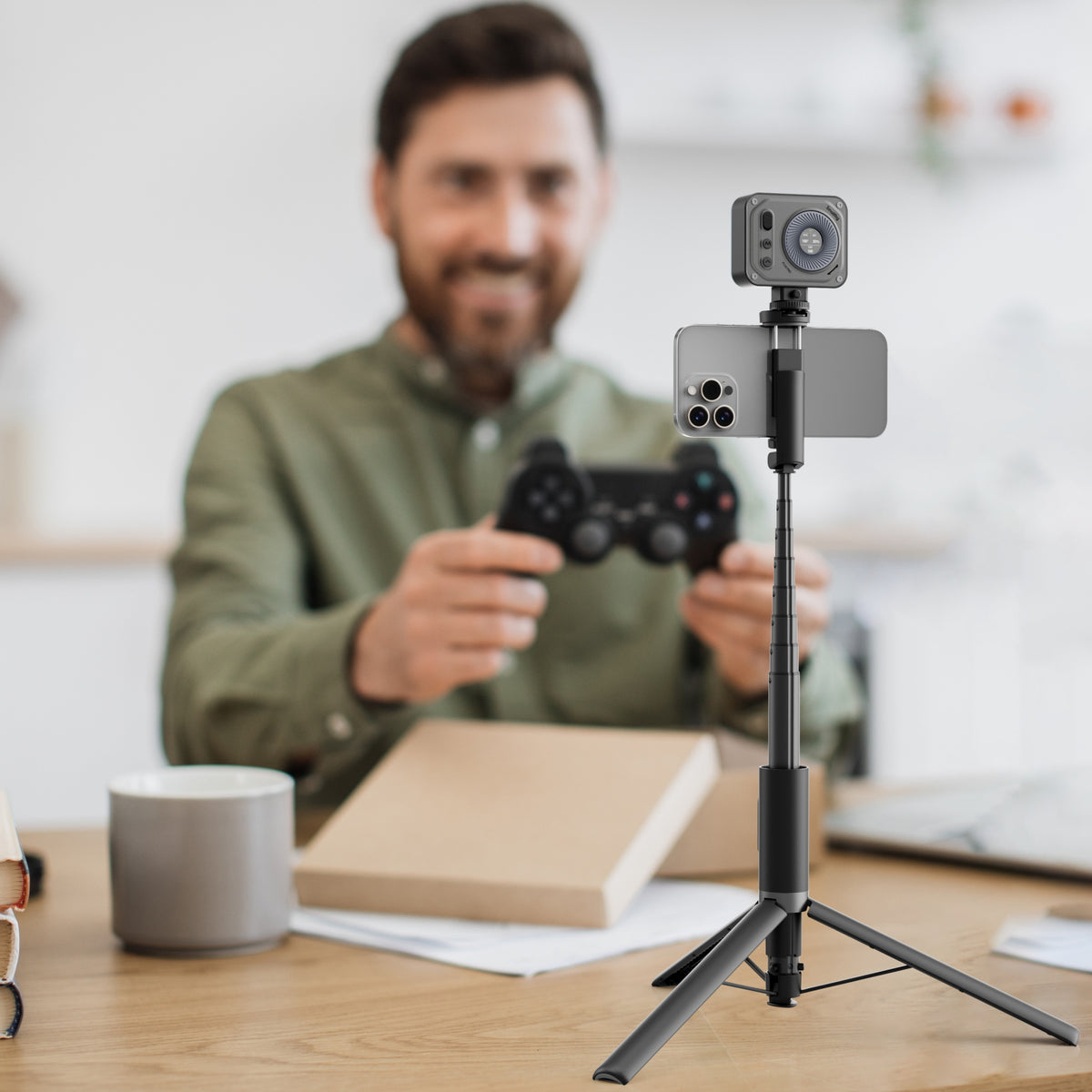 SmallRig ST30 Lite One-Touch Deploy Selfie Stick Tripod