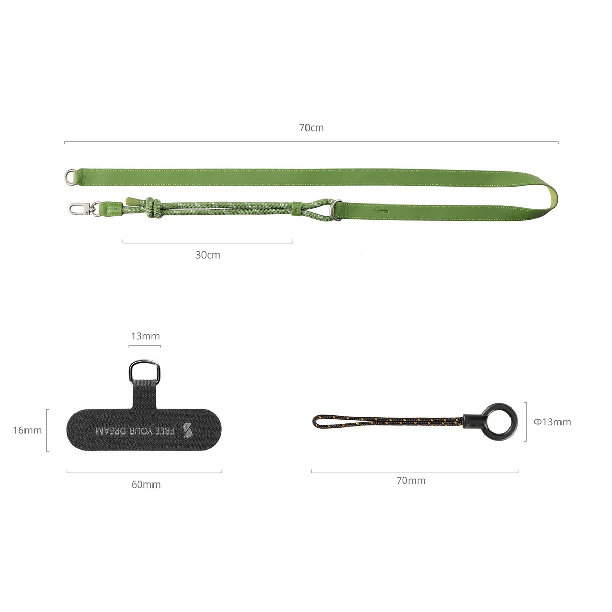 SmallRig FilMov Phone Shoulder Strap (Green)