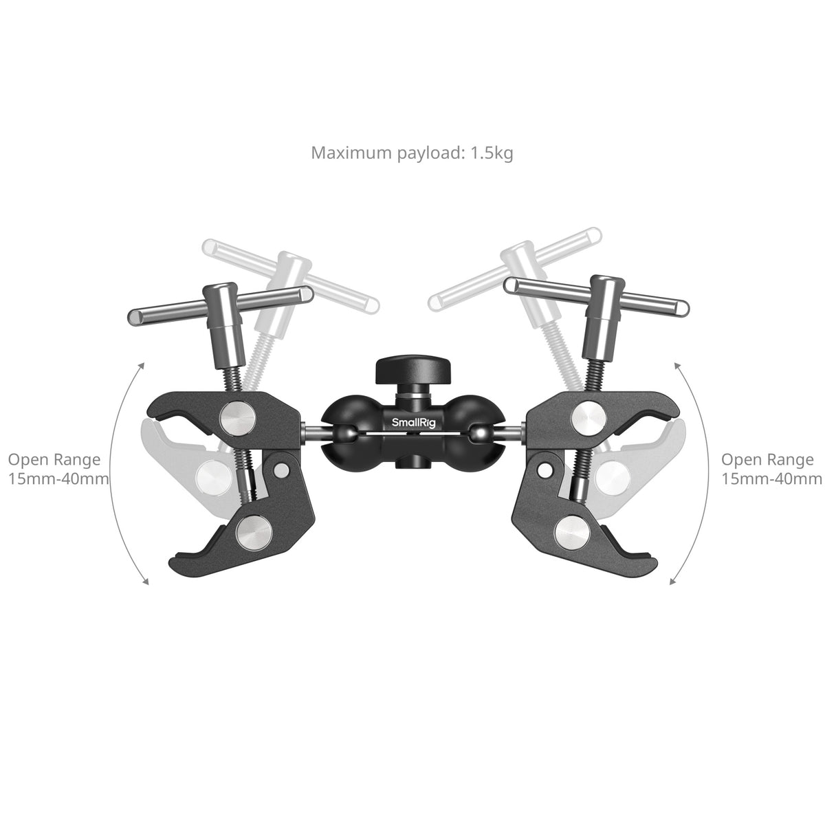 SmallRig Double Head Crab-Shaped Clamp