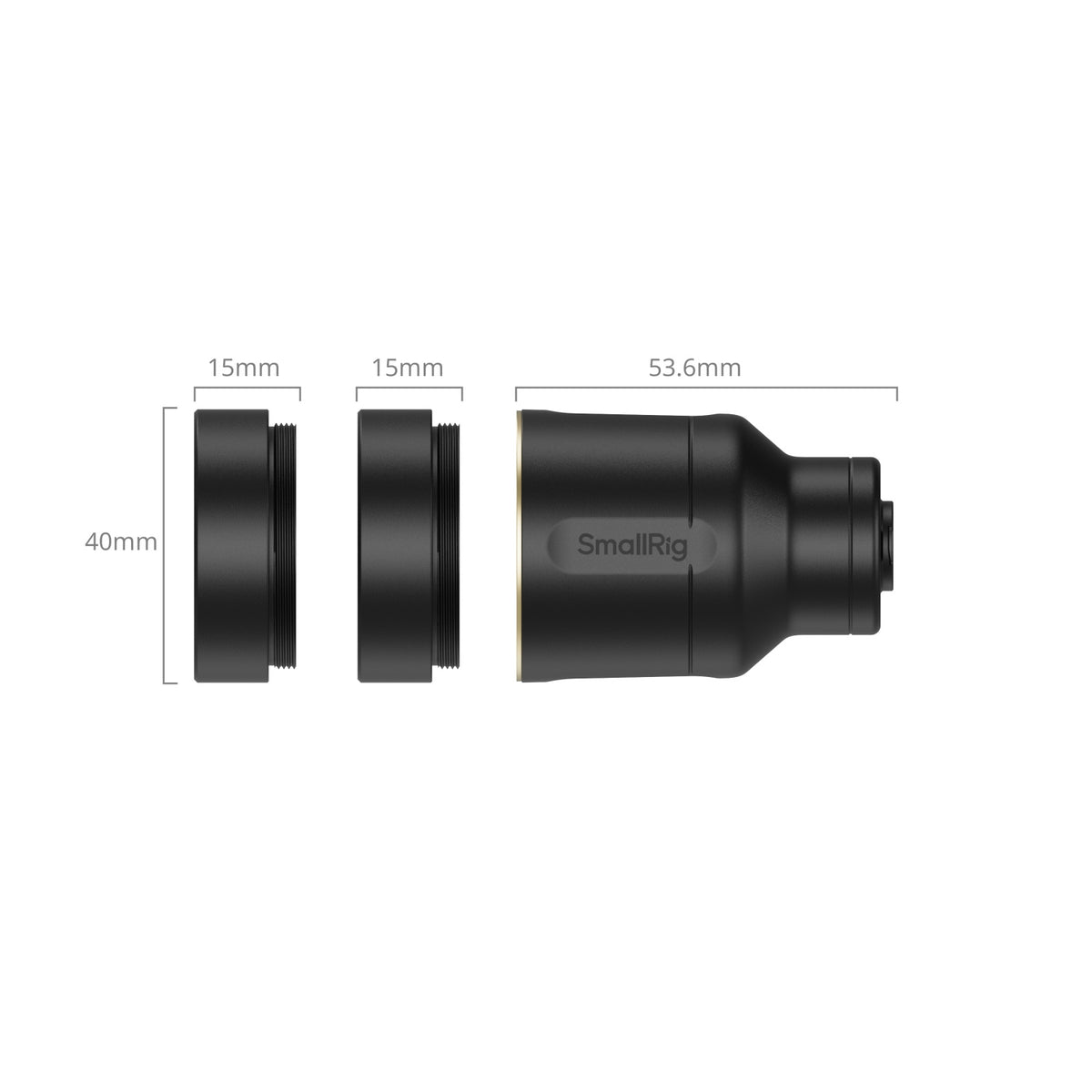 SmallRig 2× Magnification Telephoto & Macro Lens Kit for Phones (T-Mount) 5334