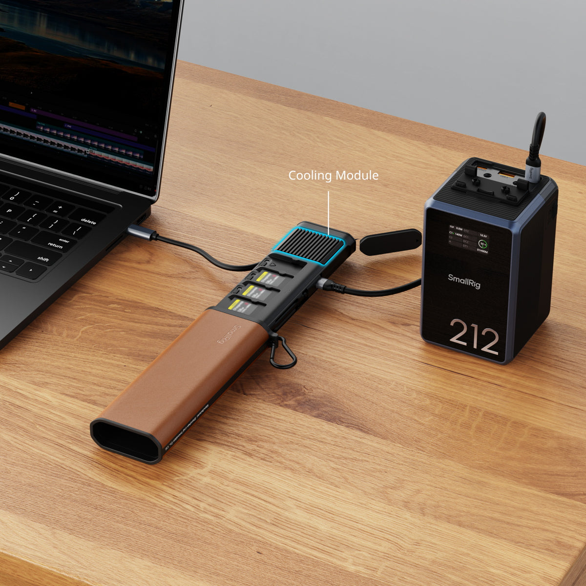 SmallRig Multifunctional Card Reader & Storage Case (CFexpress Type A)