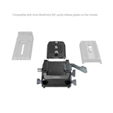 SmallRig Manfrotto-Type Mount Plate Kit with 15mm Dual Rod Clamp 5366