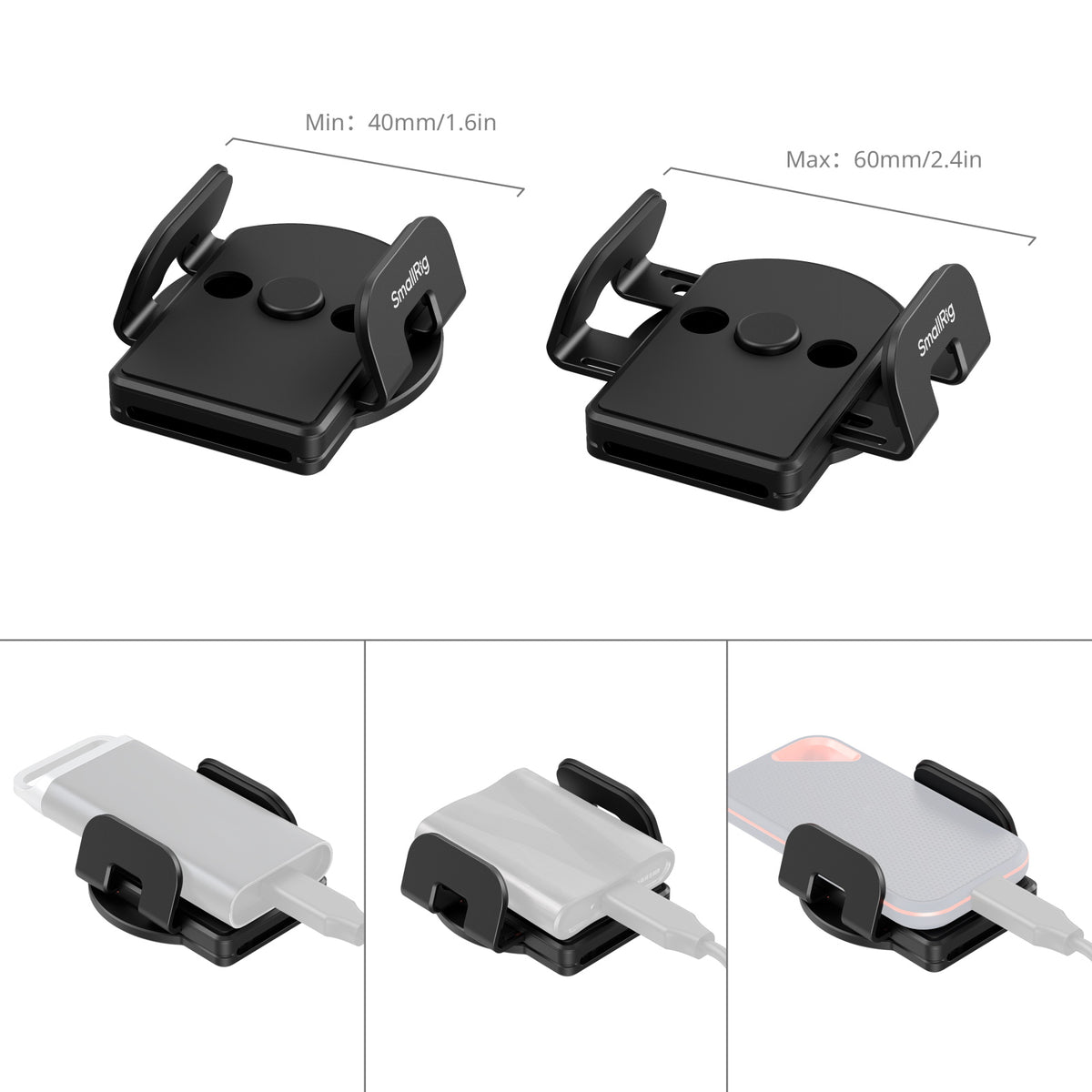 SmallRig Mounting Clamp for External SSD