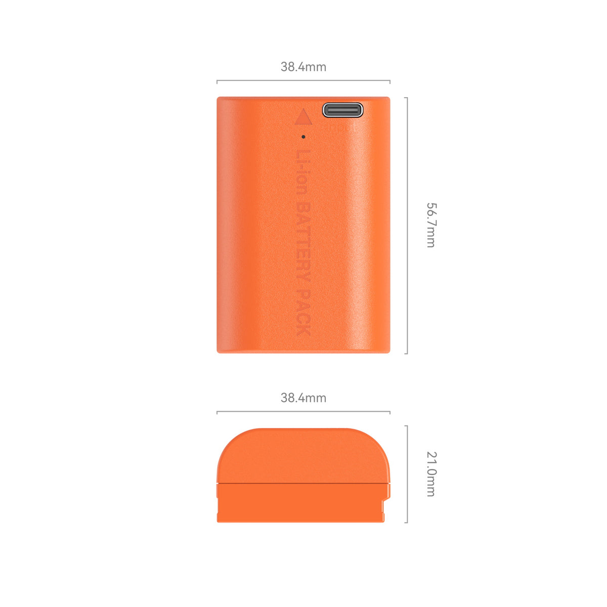 SmallRig Camera Battery for Canon LP-E6P (Orange)