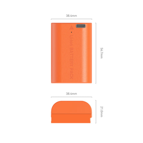 SmallRig Camera Battery for Canon LP-E6P (Orange)