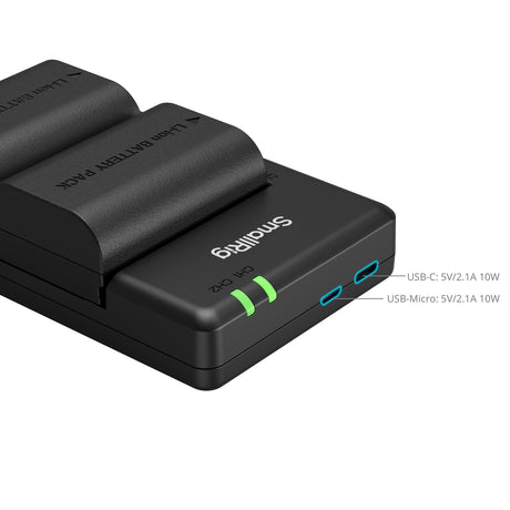 SmallRig Camera Battery and Charger Kit for Canon LP-E6P (5408)