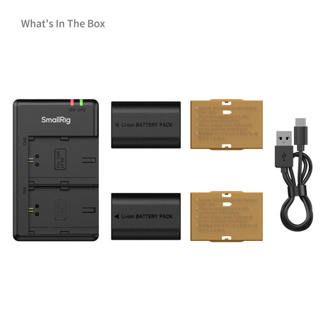 SmallRig Camera Battery and Charger Kit for Canon LP-E6P (5408)