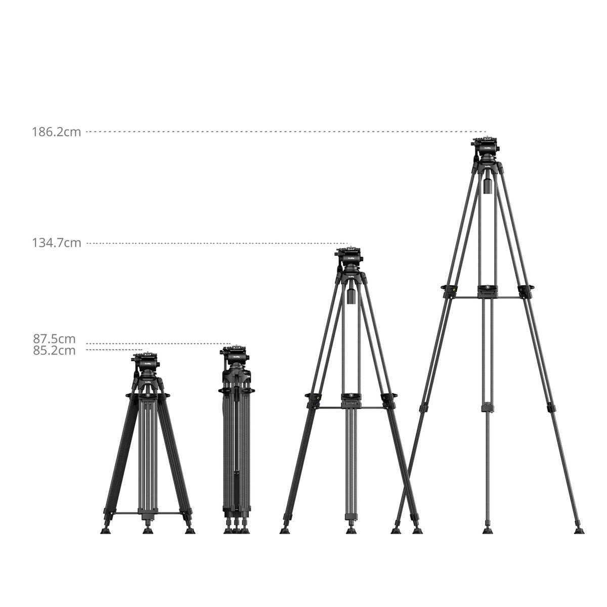 SmallRig FSD14 FreeSpeed Heavy-Duty Carbon Fiber Tripod