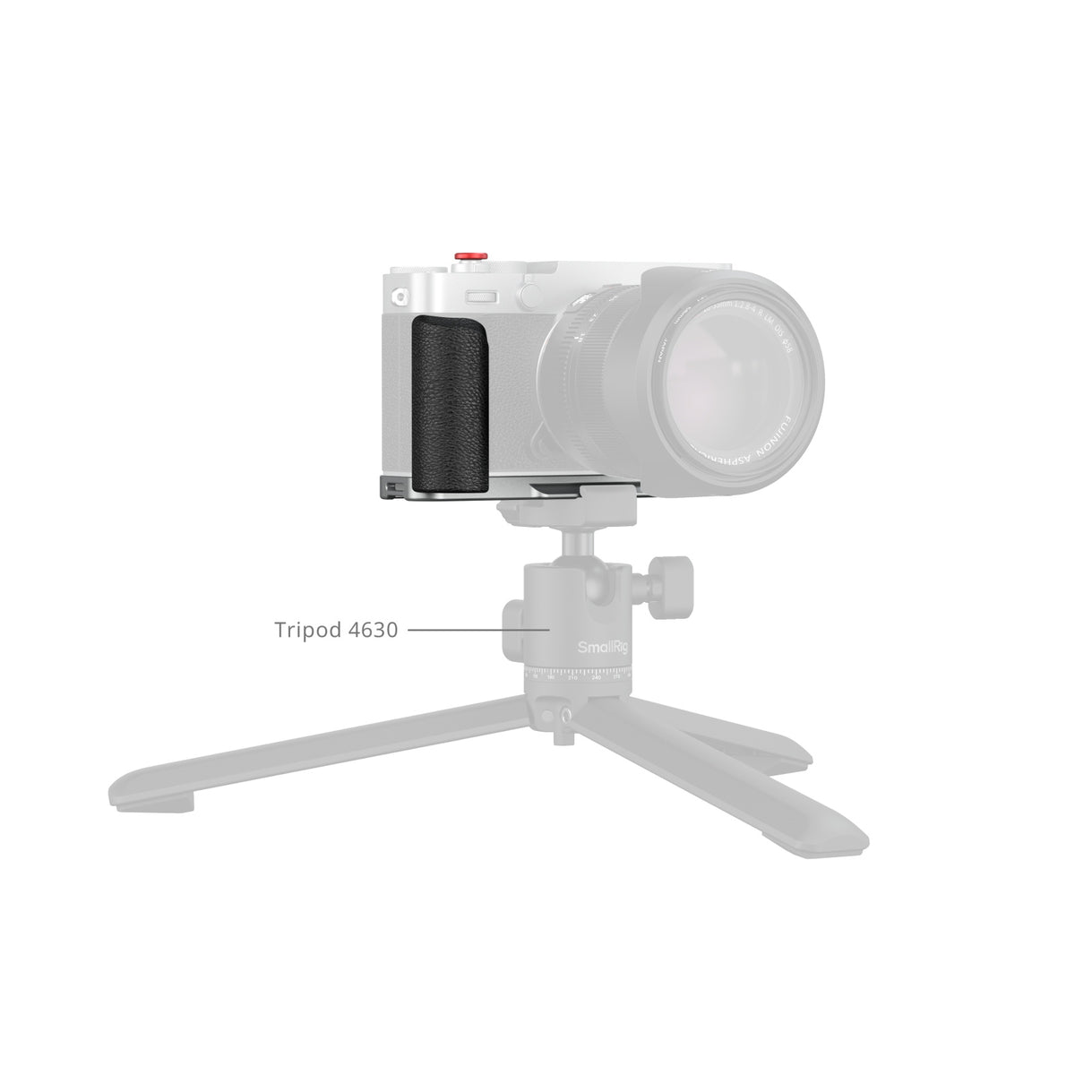 SmallRig L-Shaped Mount Plate with Silicone Handle for FUJIFILM X-E5 (Silver)