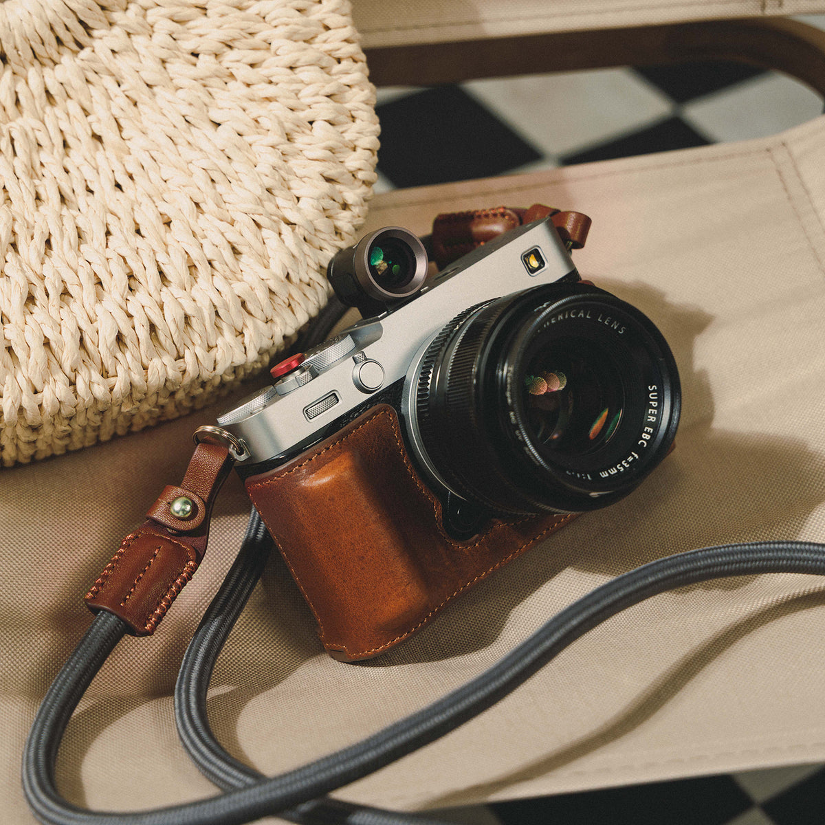 SmallRig Leather Case Kit for FUJIFILM X-E5 (Brown)