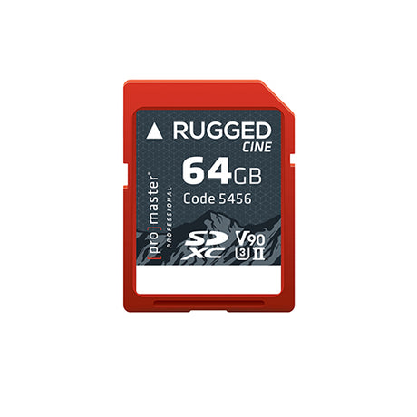 ProMaster SDXC 64GB Rugged™ CINE UHS-II V90 Memory Card - Image 1