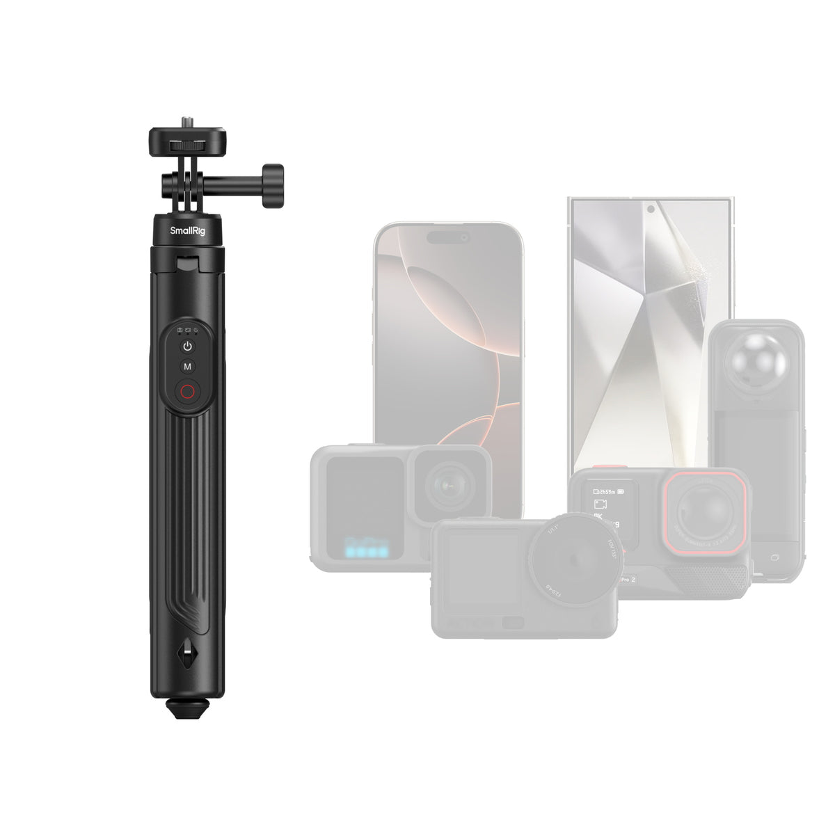 SmallRig Selfie Tripod for Action Cameras & Phones