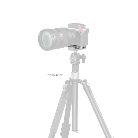 SmallRig Baseplate with Airtag Slot for Sony Alpha 7C II & Alpha 7CR (Silver)