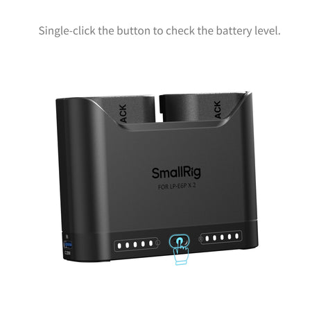 SmallRig Turbo Charging Kit for LP-E6P Camera Batteries