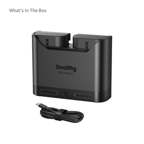 SmallRig Turbo Charging Kit for LP-E6P Camera Batteries