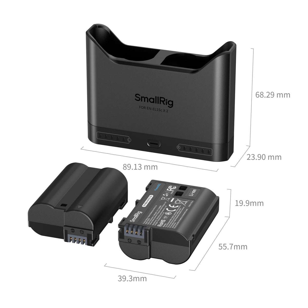 SmallRig Turbo Charging Kit for EN-EL15c Camera Batteries