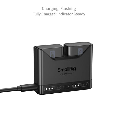 SmallRig Turbo Charging Kit for NP-FW50 Camera Batteries