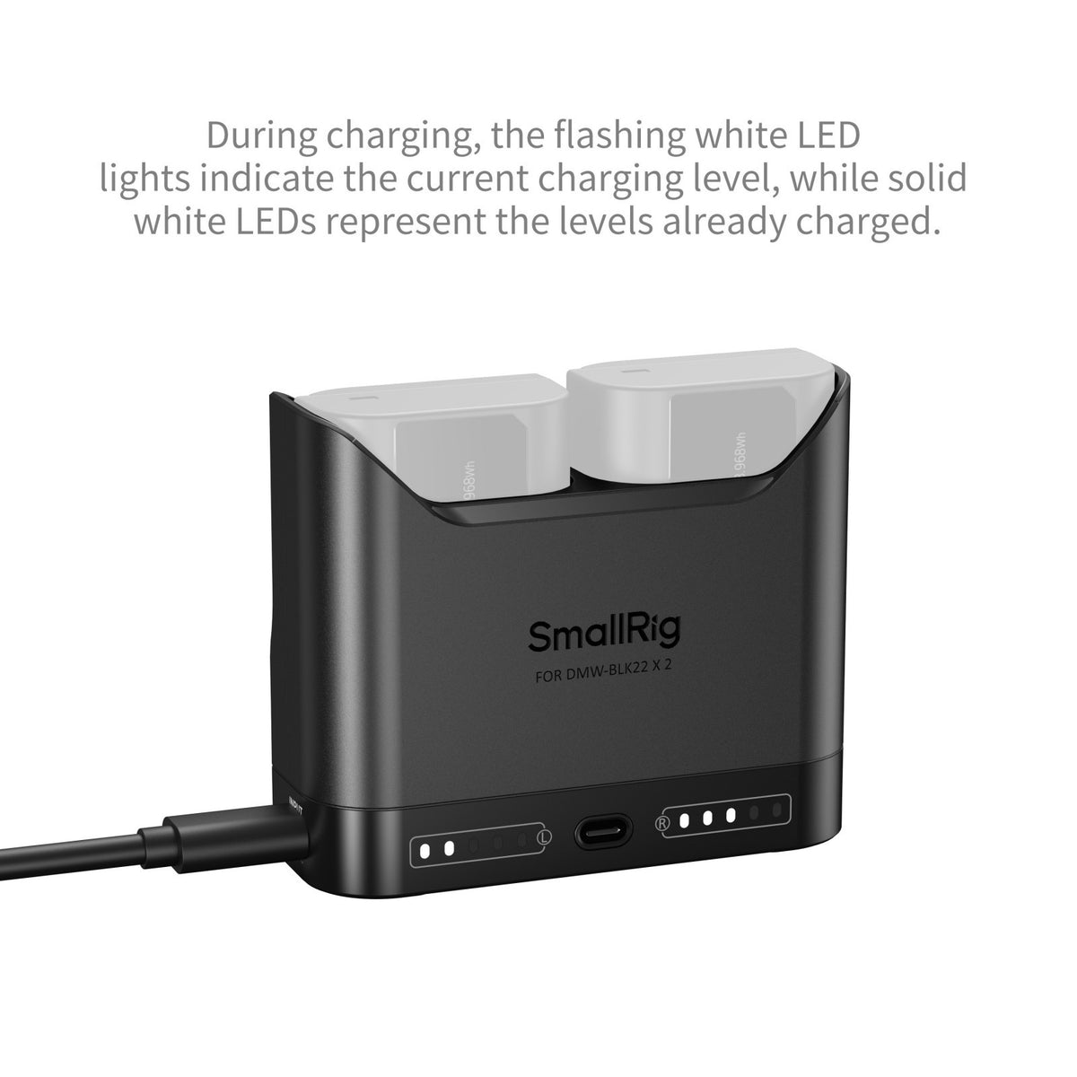 SmallRig Camera Battery Charger for DMW-BLK22
