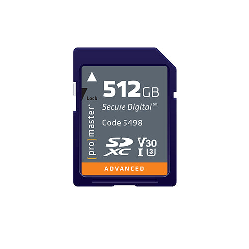 ProMaster SDXC 512GB Advanced UHS-I V30 Memory Card - Image 1