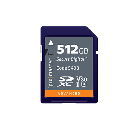 ProMaster SDXC 512GB Advanced UHS-I V30 Memory Card - Image 1