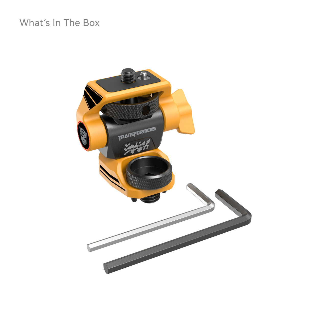 SmallRig Adjustable Monitor Support Compatible with ARRI 3/8''-16 Screws（BumbleBee Edition）5520