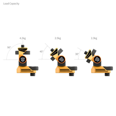 SmallRig Adjustable Monitor Support Compatible with ARRI 3/8''-16 Screws（BumbleBee Edition）5520