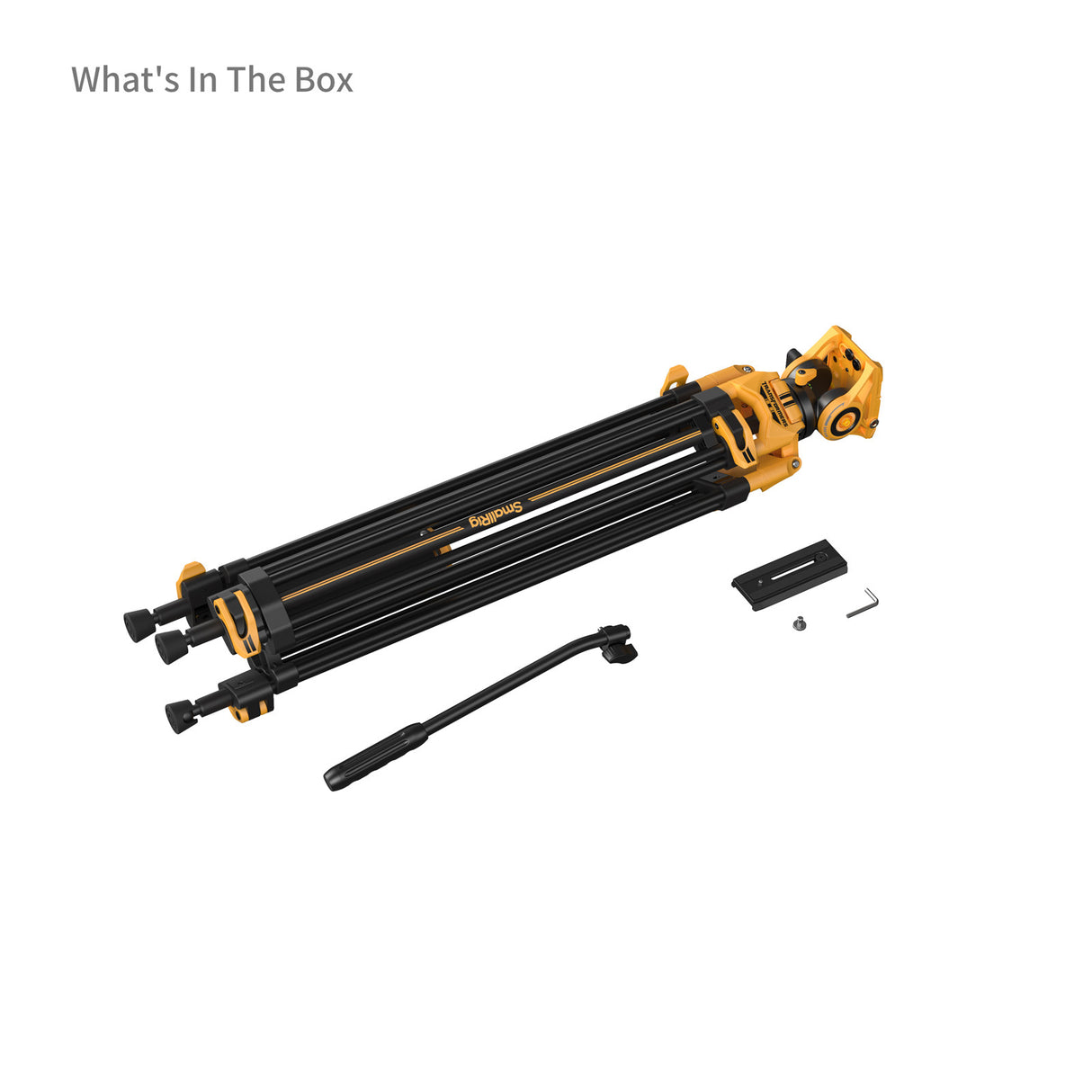 SmallRig Heavy-Duty Fluid Head Tripod AD-01（BumbleBee Edition）5523