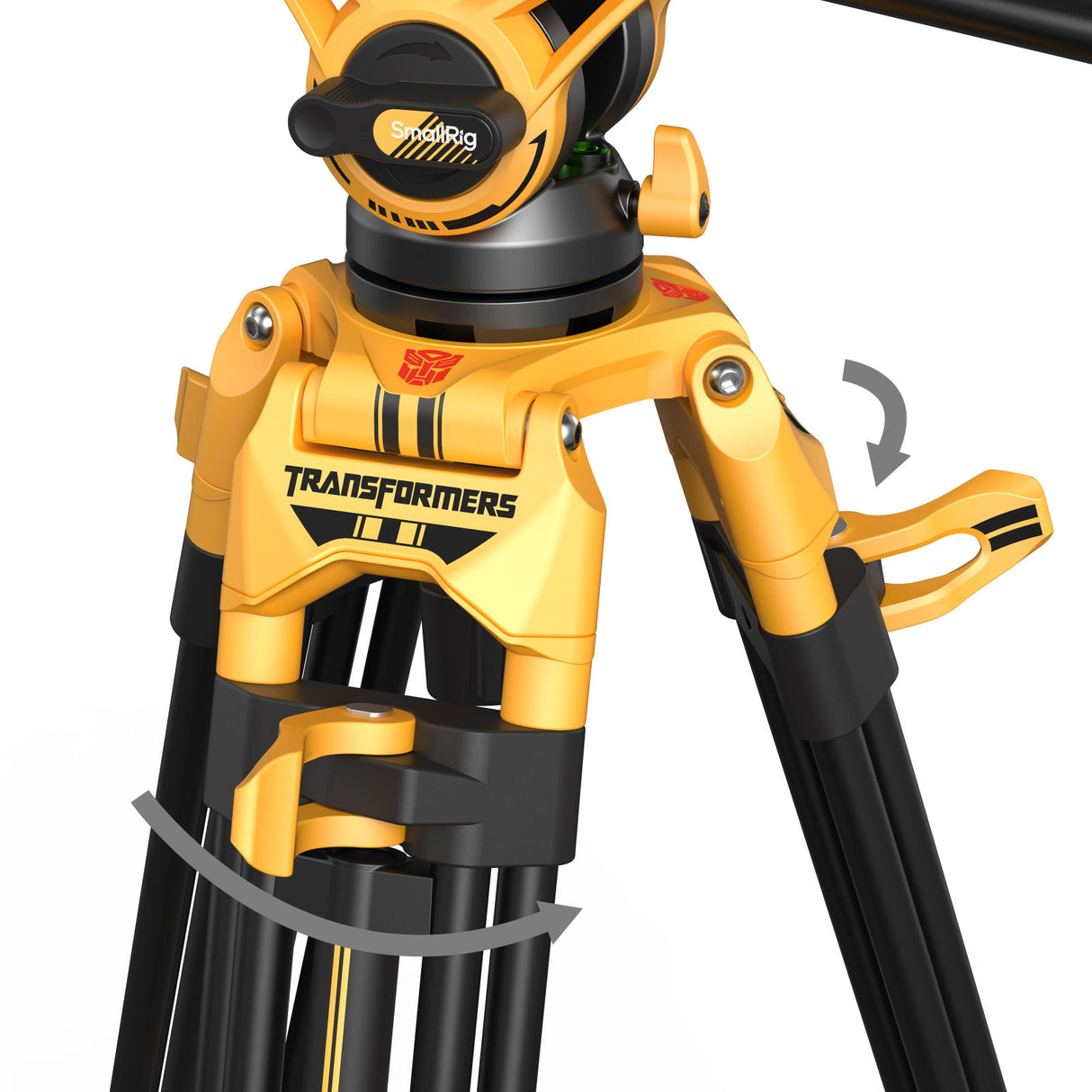 SmallRig Heavy-Duty Fluid Head Tripod AD-01（BumbleBee Edition）5523