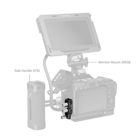 SmallRig HDMI & USB-C Cable Clamp for Canon EOS R50 V Cage