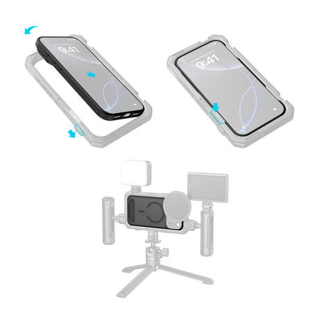 SmallRig FilMov Lightweight Photography Phone Case for iPhone 17 Pro (Black)