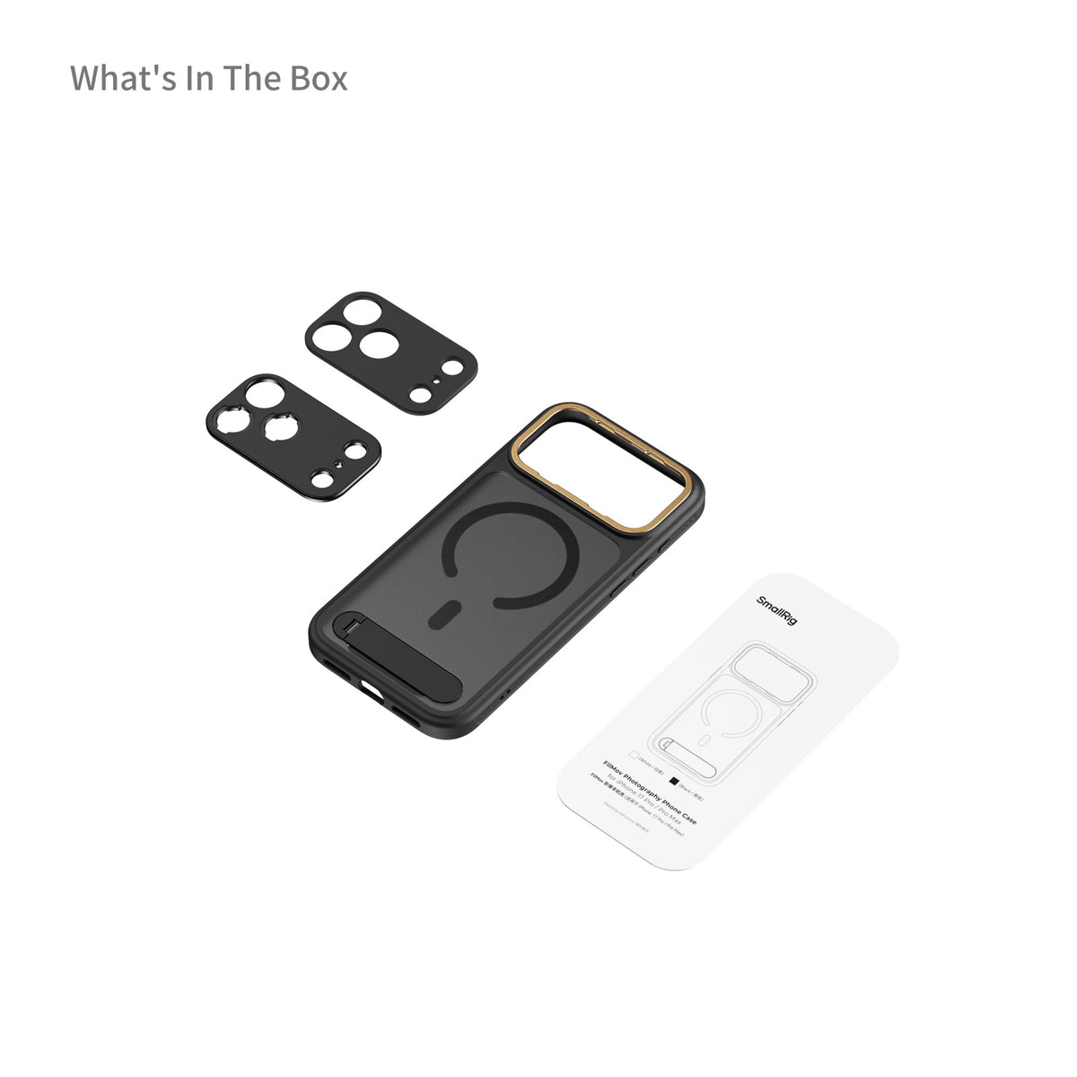 SmallRig FilMov Lightweight Photography Phone Case for iPhone 17 Pro (Black)