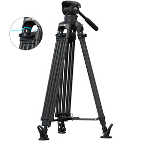 SmallRig FSD18 FreeSpeed Heavy-Duty Carbon Fiber Tripod