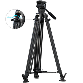 SmallRig FSD16 FreeSpeed Heavy-Duty Carbon Fiber Tripod