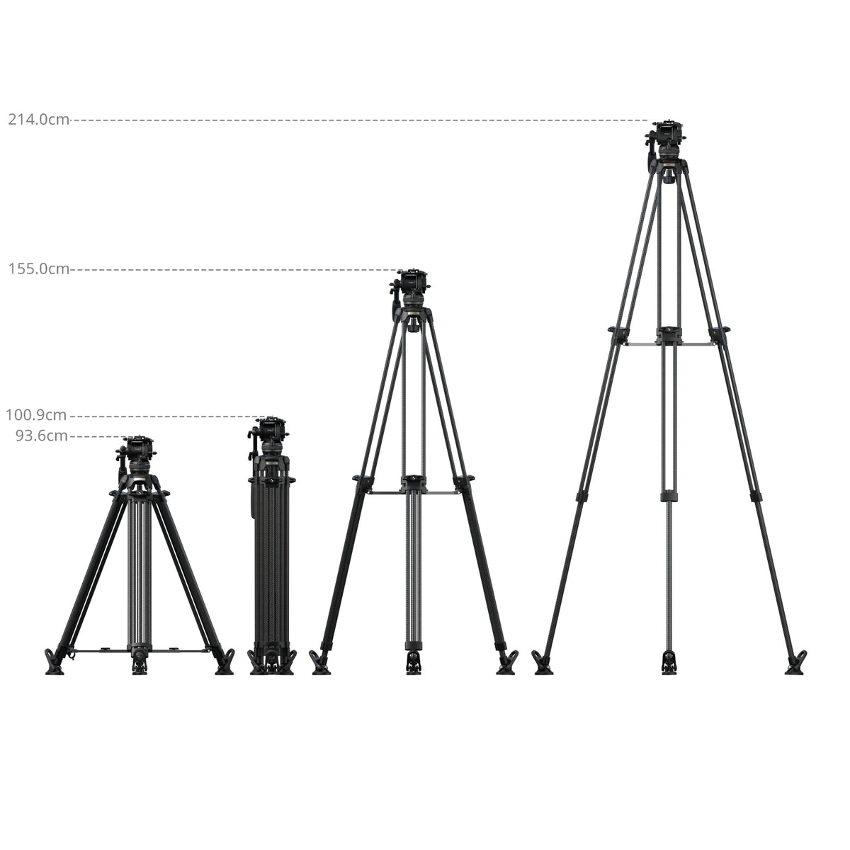 SmallRig FSD16 FreeSpeed Heavy-Duty Carbon Fiber Tripod