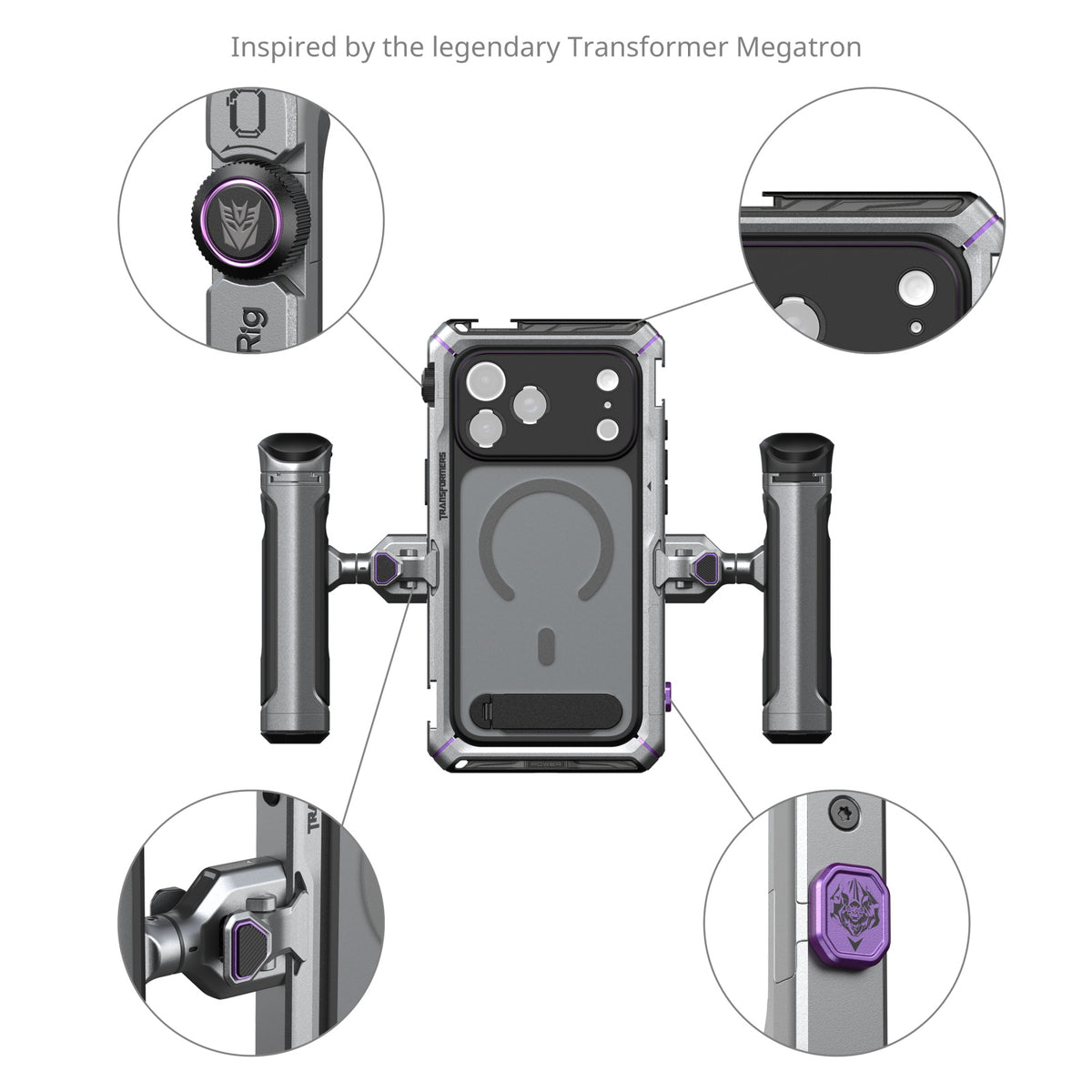 SmallRig Megatron Edition Mobile Dual Handheld Kit for iPhone 17 Pro