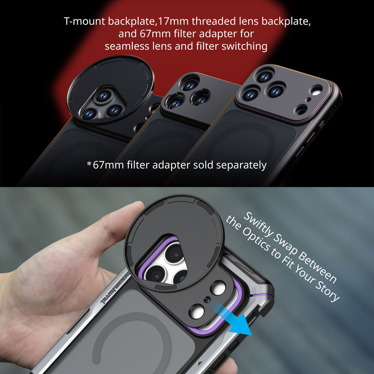 SmallRig Megatron Edition Mobile Dual Handheld Kit for iPhone 17 Pro