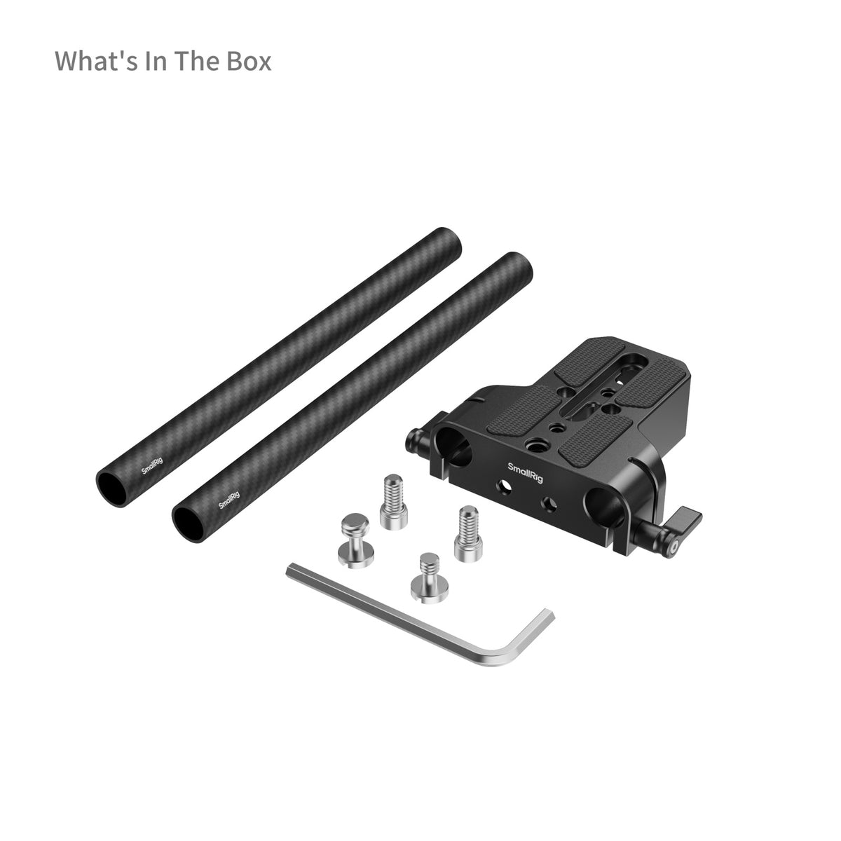 SmallRig Bottom Mount Plate with Dual 15mm Rod Clamp