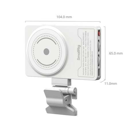 SmallRig M3 Attachable Mobile Phone LED Video Light (White)