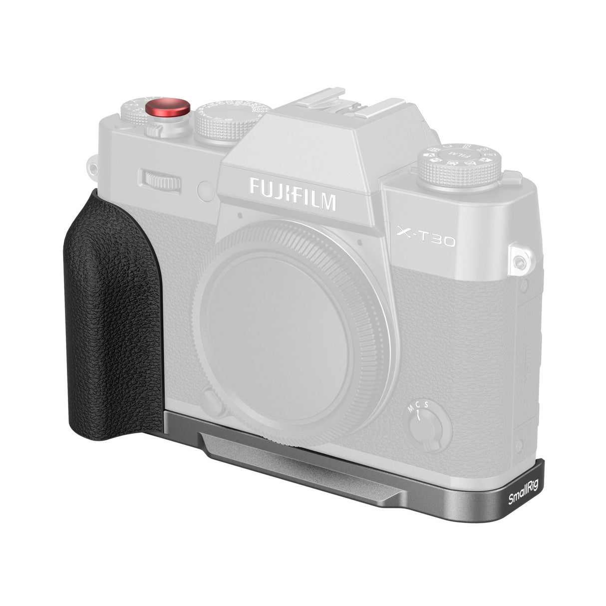 SmallRig L-Shaped Mount Plate with Silicone Handle (Charcoal Silver)